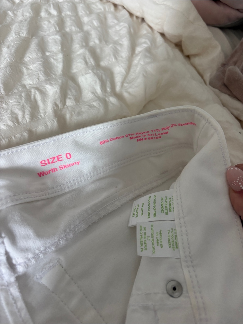 Lilly Pulitzer White Straight-Leg Jeans - Picture 2 of 4